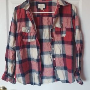 Red white and blue Flannel